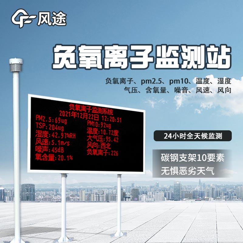 用數(shù)據(jù)量化生態(tài)效益，公園負(fù)（氧）離子監(jiān)測(cè)系統(tǒng)